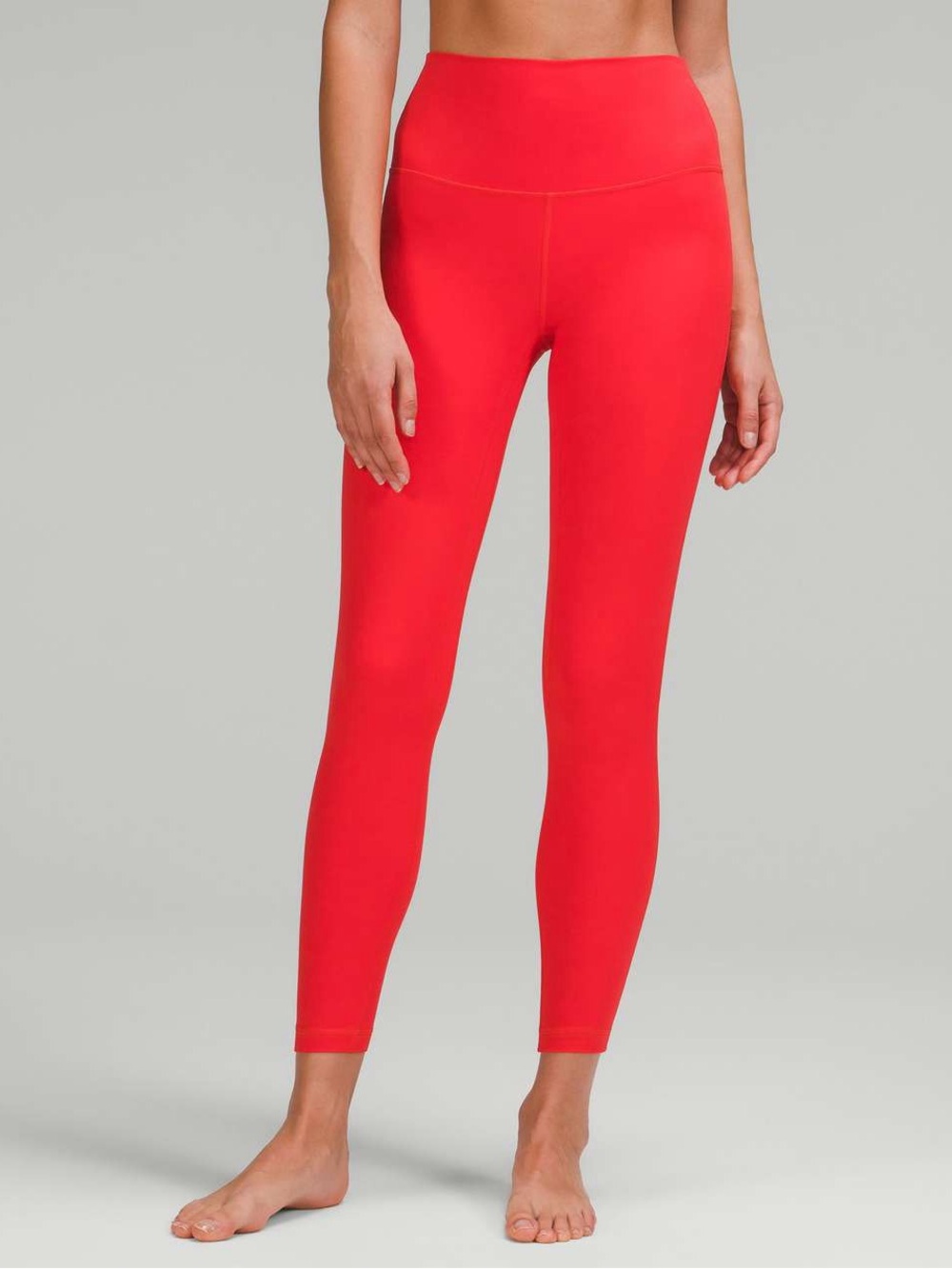 lululemon W5FBUS Align High-Rise Pant 25” Carnation Red Sz 6